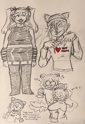 cassie and romeo doodles