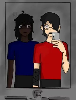 Me and my friend's OC😋