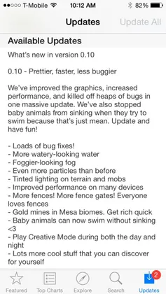 New PE update! Gosh I love the descriptions xD