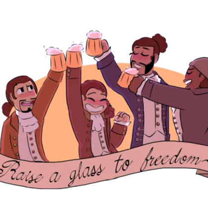 raise a glass to freedom, something they can never take away, no matter what they tell youuuuu