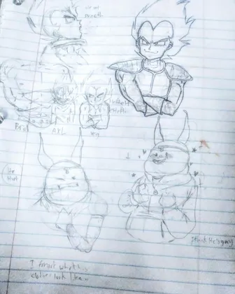 early sketches from when i barely got back into those screaming dudes