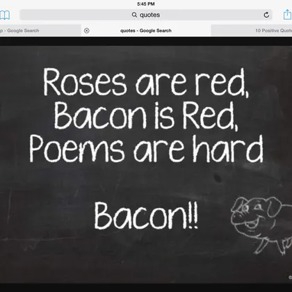 I love bacon!!!1!!!one