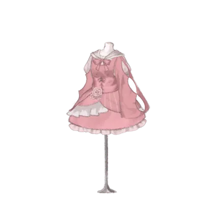 pink dress