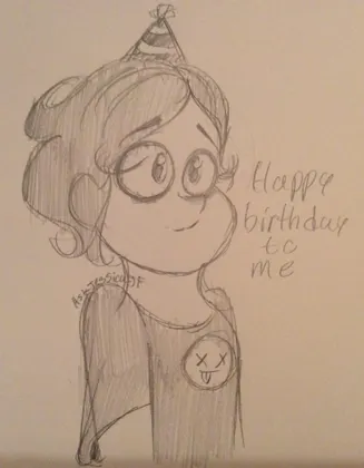 I can draw on paper to.