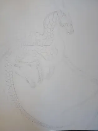 Just a sketch, may or may not finish