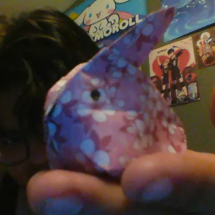 stupid origami chud bnuuy in tribute to my goddess/lovely gf
