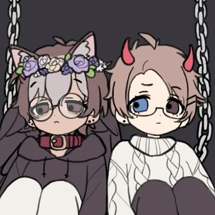 Angel on the left and George on the Right
