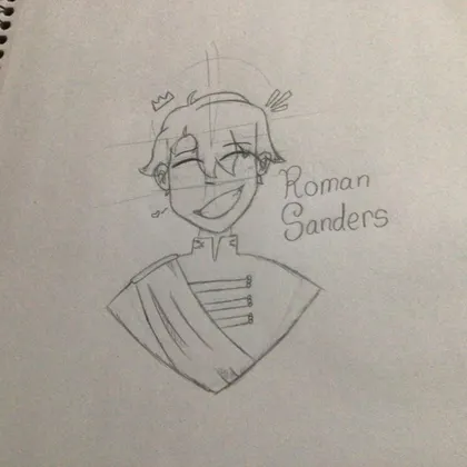 Roman Sanders drawing request from @Demon_Gamer
