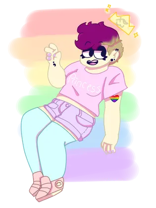 Do you ever draw yourself but how you want to look