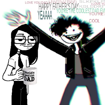 my dad is short haha