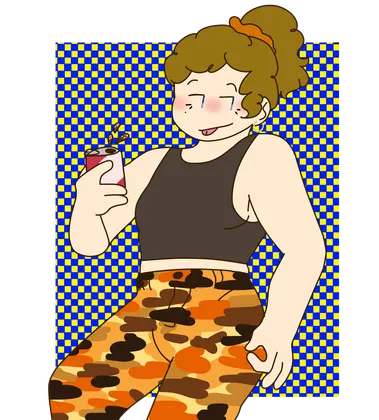 I can’t draw camo and I can’t stop listening to wii tennis by splash daddy
