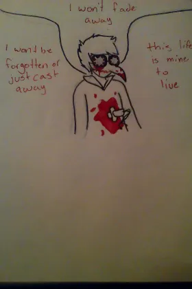Really bad Heinoustuck Dave drawing