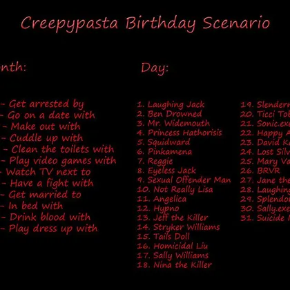 Get arrested by Slenderman. That's a little weird...