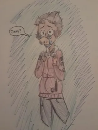 Inktober #18//candy gore//crying.