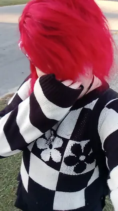 Changed shirt for school tho