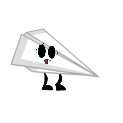 Paper airplainy pose
