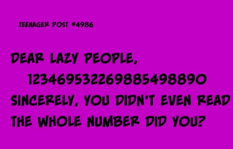 Teenager Posts! :D Teenager Posts! :D