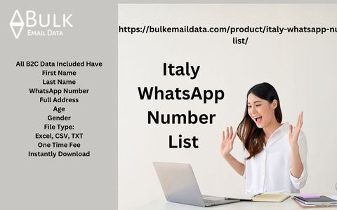 Italy WhatsApp Number List Italy WhatsApp Number List