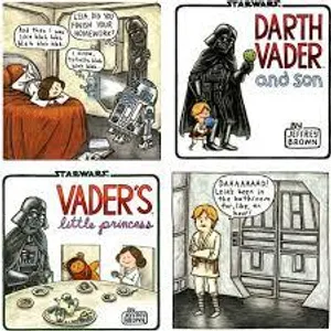 Darth Vader and Son or Vader's Little Princess?
