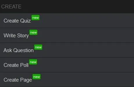 Have you created a quiz, story, question, poll or page on the Mobile version - without switching from the Desktop version? Have you created a quiz, story, question, poll or page on the Mobile version - without switching from the Desktop version?