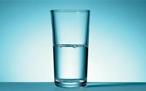 Is the glass half full or half empty? Is the glass half full or half empty?