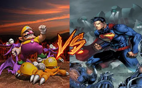 Wario VS Superman Wario VS Superman