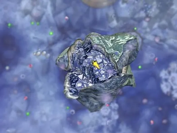 - Intro- A meteor flies through space, Then towards a planet and breaks into pieces that tumble into the sea, Within one your cell emerges.  The first thing you do when you exit is...