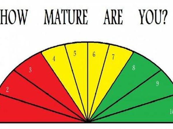 On a scale of 1-10 how mature do you consider yourself?