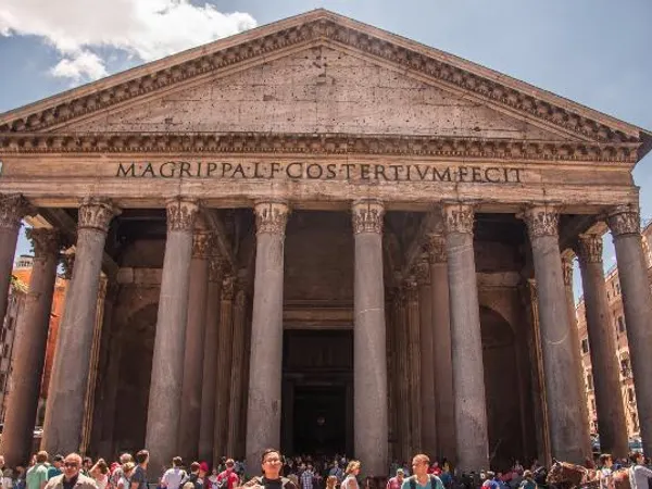 When visiting an ancient building, you will most likely...
