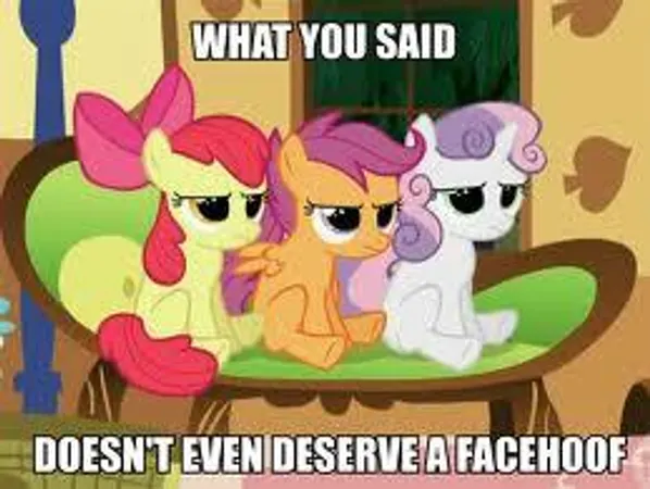 Applebloom: I'm SOOO a better leader than you could ever be! Scootaloo: NO WAY! With you in charge, we'd never get our cutie marks! Sweetie Belle: GIRLS! Both of you should be leader, we're all the leaders! Babs: Whatevah, never should've joined this dumb crybaby club!! Me: While we're waiting for destiny to sort this out... LET'S LET DESTINY CHOOSE YOUR FATE!! XD