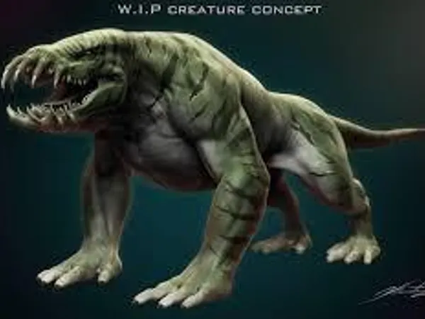 Where would you go to escape a monster that you couldn't fight?