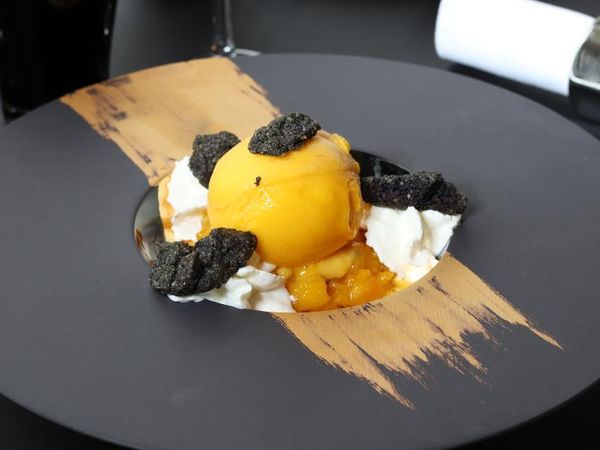 Select a black dessert: