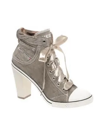 Do you wear high heels or sneakers?