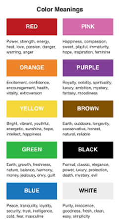 Pick a color that represents you best.