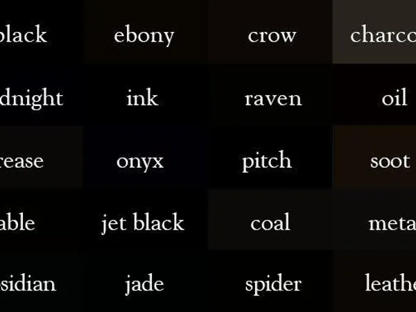 What do you think of the colour black?