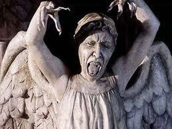 A weeping angel is after you. You....