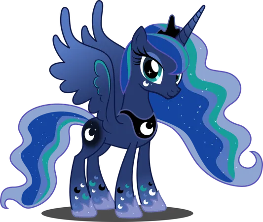 Luna: Click anything below of what you think about this picture of me rainbowfied Selena: Wow cool