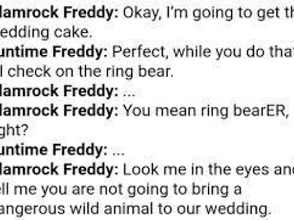 Night 6 It is now 12:00. You and Golden Freddy are hanging out with Foxy.