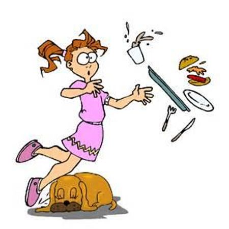 you sibling just tripped you..
