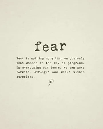 What's your fear?
