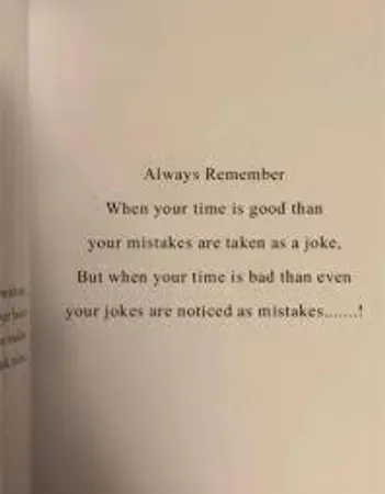 What's your reaction to a poorly timed joke?