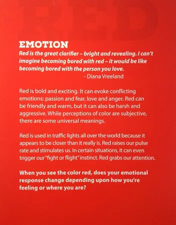Why do you like the color Red?