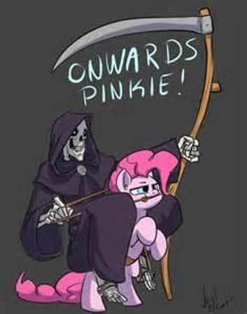 Welp time for the dreaded color question now don't get angry <Grim reaper comes in riding pinkie pie> or something bad may happen