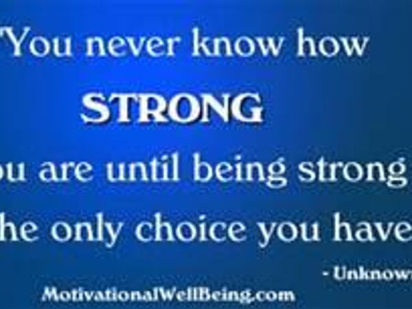 Your strong or naw