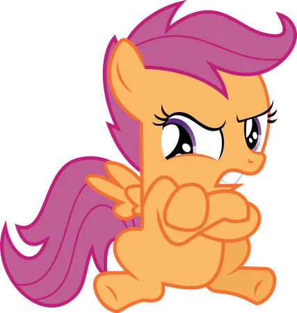 (On the car ride) Scootaloo: Why couldn't i have helped her! I had to be a chicken.