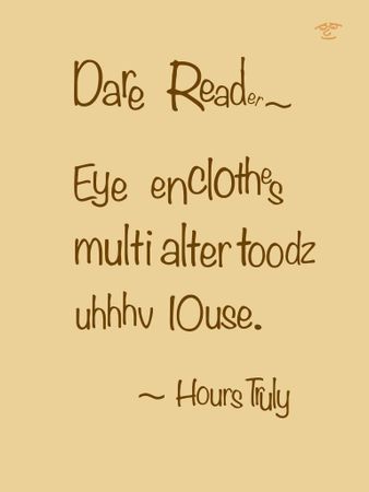 What is your favorite type of wordplay?