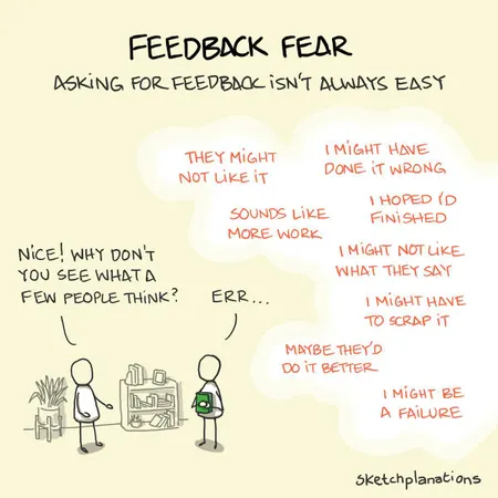How do you feel about seeking feedback on your work?