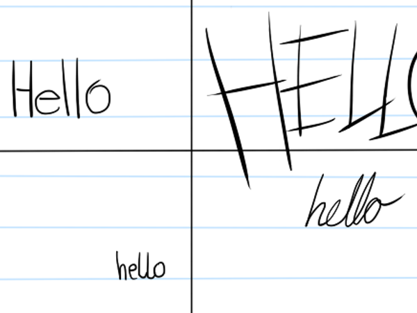 Which is closest to describing your handwriting?