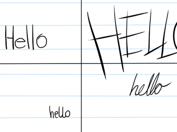 Which is closest to describing your handwriting?