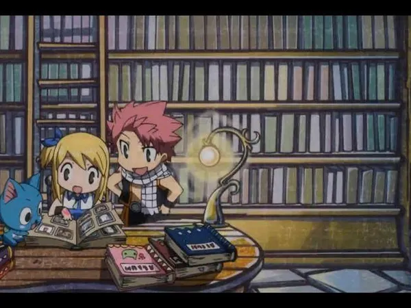So you have free time and you go to the library, with whom?